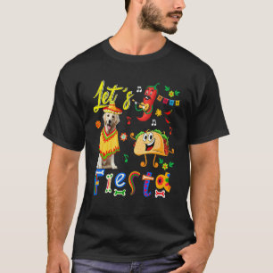 Camiseta Festa do Labrador Retriever Mexicano Com Taco de S
