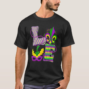 Camiseta Festa do Mardi Gras Fat Terça-feira Carnaval Festi