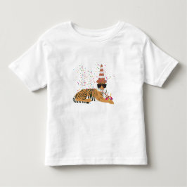 Camiseta Festa do Tigre - Animais em uma Festa