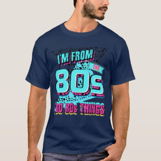 Camiseta Festa dos Anos 80 1980 engraçado