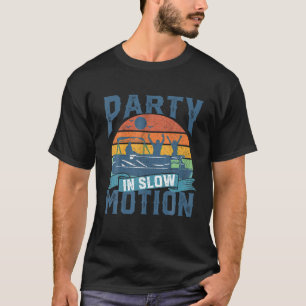 Camiseta Festa Em Lento Movimento No Lago Pontooning Boati