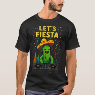 Camiseta Festa engraçada do cacto mexicano cinco de maio va
