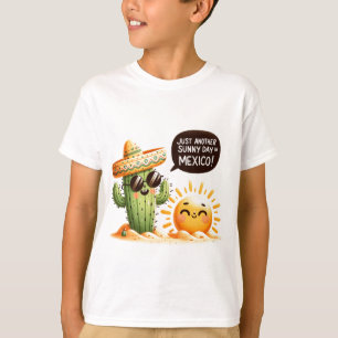 Camiseta Festa Ensolarada do Cactus - Tema Mexicano Caprich