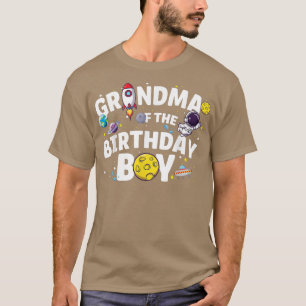 Camiseta Festa Espacial Astronauta Vovó Do Birthda