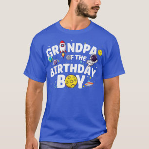Camiseta Festa Espacial Astronauta Vovô Do Birthda