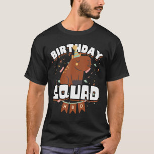 Camiseta Festa Familiar Esquadra Safari Cute Capybara L