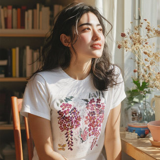 Camiseta Festa Flor de Borboleta!