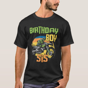 Camiseta Festa Irmã de Nascimento da Bicicleta Dirt - Moto