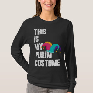 Camiseta Festa Judaica Purim Fantasia Este É o Meu Cos Puri