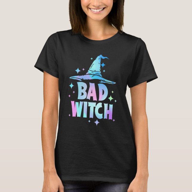 Camiseta Festa Má Bruxa de Halloween (Frente)
