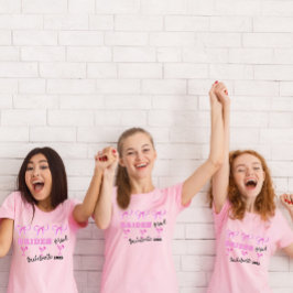 Camiseta Festa Maid Bachelorette 2025 da Noiva