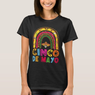 Camiseta Festa Mexicana Cinco De Maio Fantasia Arco-Íris Me