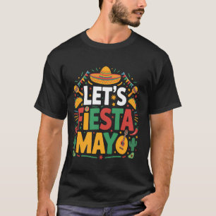 Camiseta Festa Mexicana Cinco De Mayo 5 De Maio Engraçado M