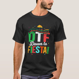 Camiseta Festa Mexicana Dtf Down To Fiesta