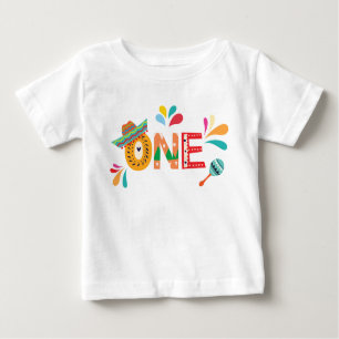 Camiseta Festa mexicana UM aniversário