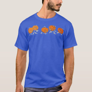 Camiseta Festa Minimalista de Pumpkin Halloween