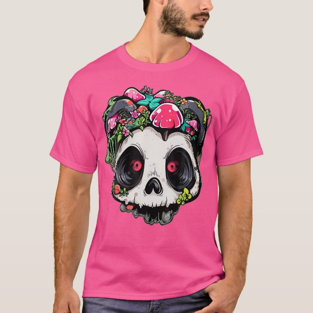 Camiseta Festa Mushroom Panda Trippy Summer Edm (Frente)