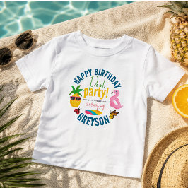Camiseta Festa na Piscina | Festa de Aniversário Moderna co