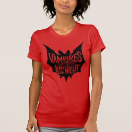 Camiseta Festa Noturna: Festa de Halloween dos Vampiros