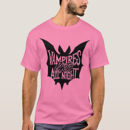 Camiseta Festa Noturna: Festa de Halloween dos Vampiros