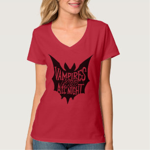 Camiseta Festa Noturna: Festa de Halloween dos Vampiros