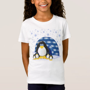 Camiseta Festa Penquin Girls Baby Doll (Feita)