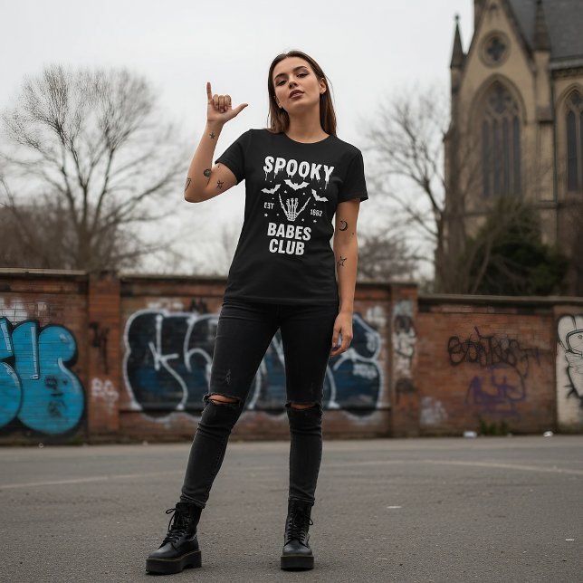 Camiseta Festa Personalizada de Halloween Assustadora para  (Criador carregado)