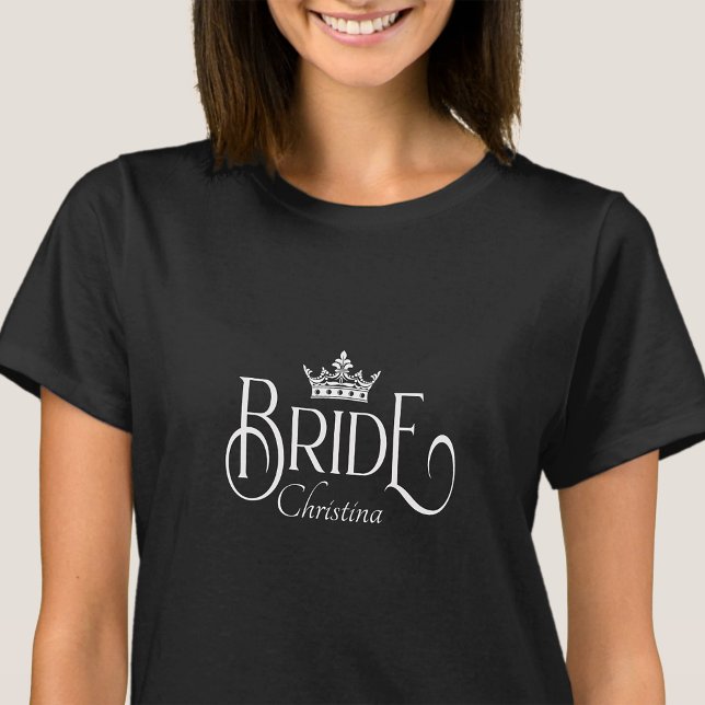 Camiseta Festa Personalizada de Noiva Esquadrão Bachelorett (Criador carregado)