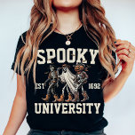 Camiseta Festa Personalizada do Grupo de Halloween<br><div class="desc">Prepare-se para virar cabeças e fazer memórias com a nossa T-Shirt Festa do Grupo de Halloween Personalizada! Esta árvore festiva é perfeita para grupos universitários, amigos ou reuniões familiares que procuram adicionar um toque de diversão assustadora às suas comemorações de Halloween. Apresentando um design lúdico com esqueletos e morcegos, ele...</div>