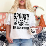 Camiseta Festa Personalizada do Grupo de Halloween<br><div class="desc">Prepare-se para virar as cabeças no próximo evento do Dia das Bruxas com nossa T-Shirt Personalizada do Grupo de Halloween! Esta camisa divertida e festiva é perfeita para qualquer grupo que queira fazer uma declaração, seja para uma festa na faculdade, uma reunião familiar, ou um grupo de amigos batendo na...</div>