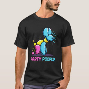 Camiseta Festa Pooper Kidcore Balon Dog Birthday Balloon