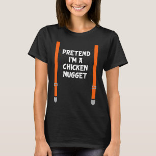 Camiseta Festa Preguiçosa de Halloween do Pretend I'm Chick