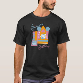 Camiseta Festa Saltitante Colorido Infláveis Aniversário
