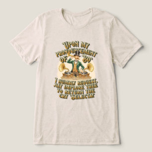 Camiseta Festa Steampunk do DJ ‘Bo' Selecta’ Cavalheiro