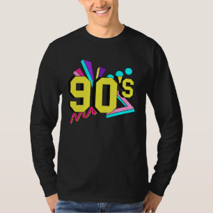 Camiseta Festa Temática de Fantasias dos Anos 90 Roupa dos