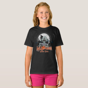 Camiseta Festa Zombie do Halloween Crianças
