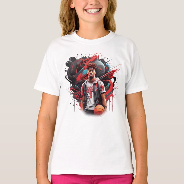 Camiseta Festas de basquete de tirar o fôlego (Frente)