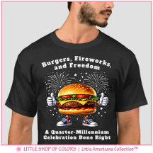 Festas de Fogos de Artifício e Liberdade Burgers C