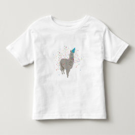 Camiseta Festas de Llama - Animais tendo festa