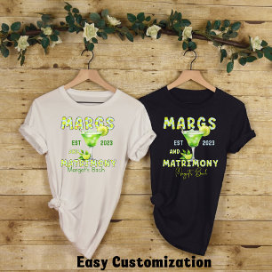 Camiseta Festas de solteira coquetéis - Margs e Matrimony