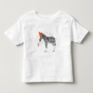 Camiseta Festas de zebra - Animais com festa