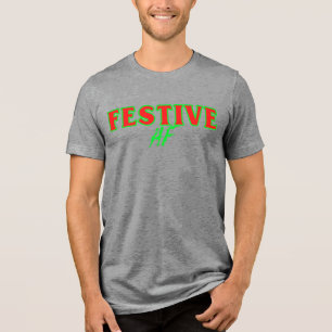 Camiseta Festiva AF de Tipografia de Feriado