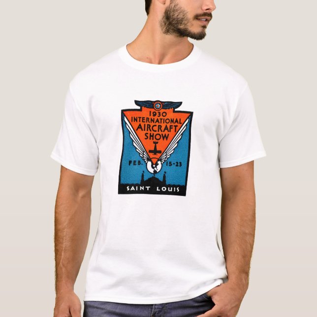 Camiseta Festival aéreo 1930 de St Louis (Frente)