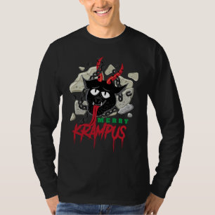 Camiseta Festival Alegre Noite Krampus Natal Diabo Germa