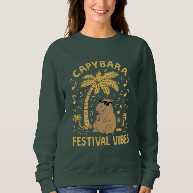 Camiseta Festival Capybara Vibes (Frente)