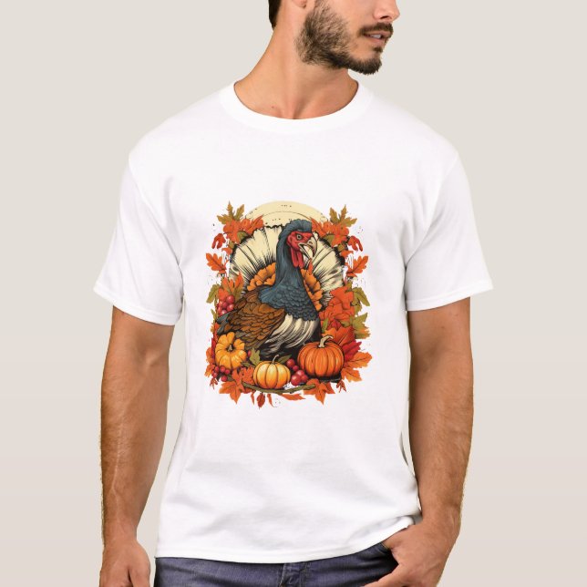 Camiseta Festival de Ação de Graças na Turquia (Frente)