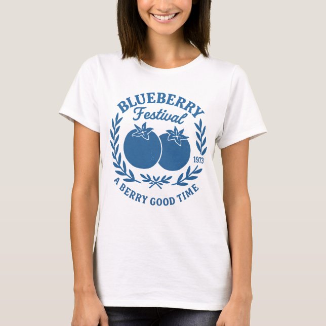 Camiseta Festival de Blueberry - Um Berry Good Time - (Frente)