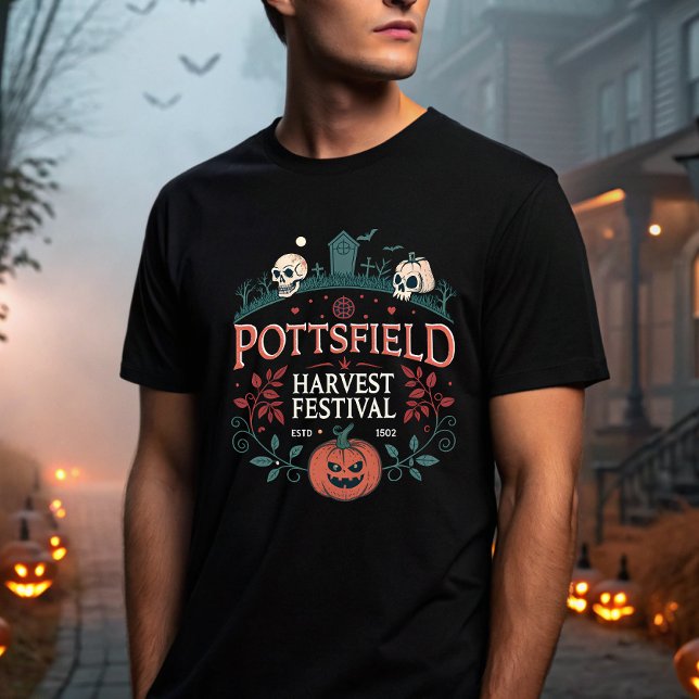 Camiseta Festival de Colheita de Pottsfield - Aldeia de Pum (Criador carregado)