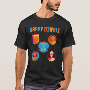 Camiseta Festival de Hinduísmo Feliz Diwali