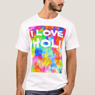 Camiseta Festival de HOLI das cores + suas ideias